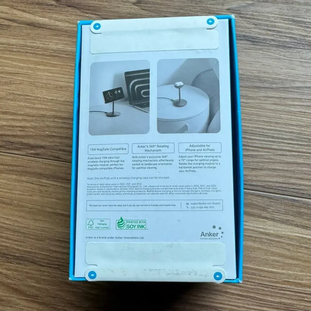 NIB Sealed Anker MagSafe Ultra-Fast Qi2 Charging Stand